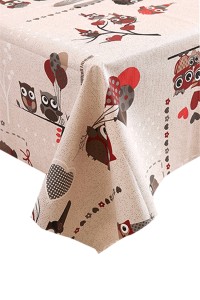 Customized pastoral style PVC tablecloth design waterproof, oil-proof, anti-scalding catering tablecloth tablecloth supplier  100*137CM  137*137CM  137*160CM  137*180CM  137*200CM  137*220CM  SKTBC048 side view
